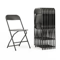 Black Plastic Folding Chair 10-Pack E56901