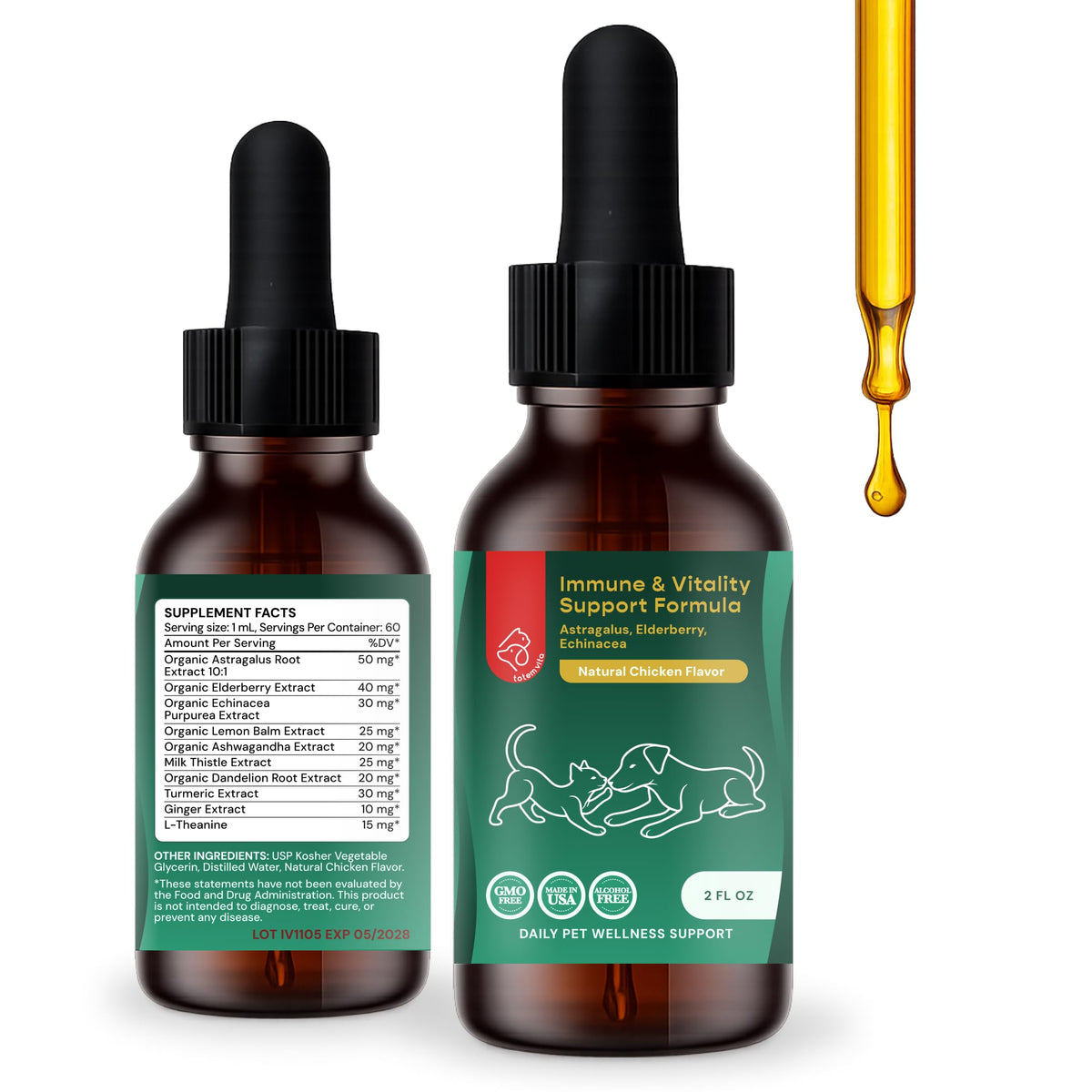 Liquid Immune Support for Dogs & Cats 2 fl oz C56962