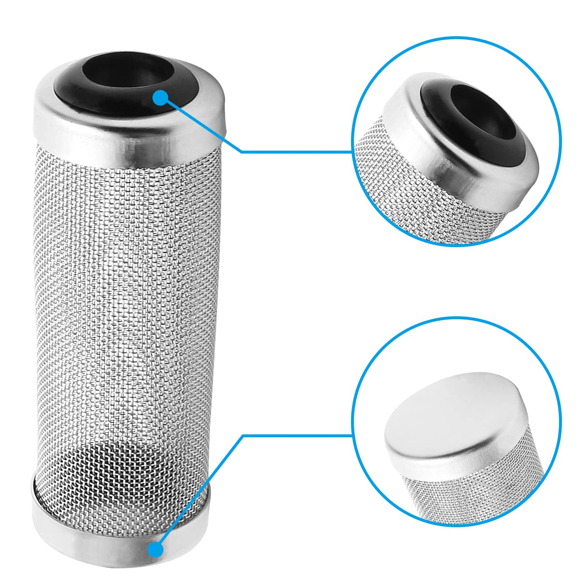 Stainless Steel Aquarium Filter Intake Cover 12mm E889