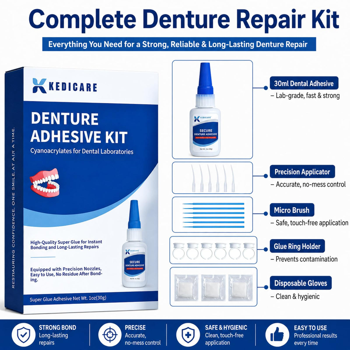 Denture Adhesive Kit 1oz N662