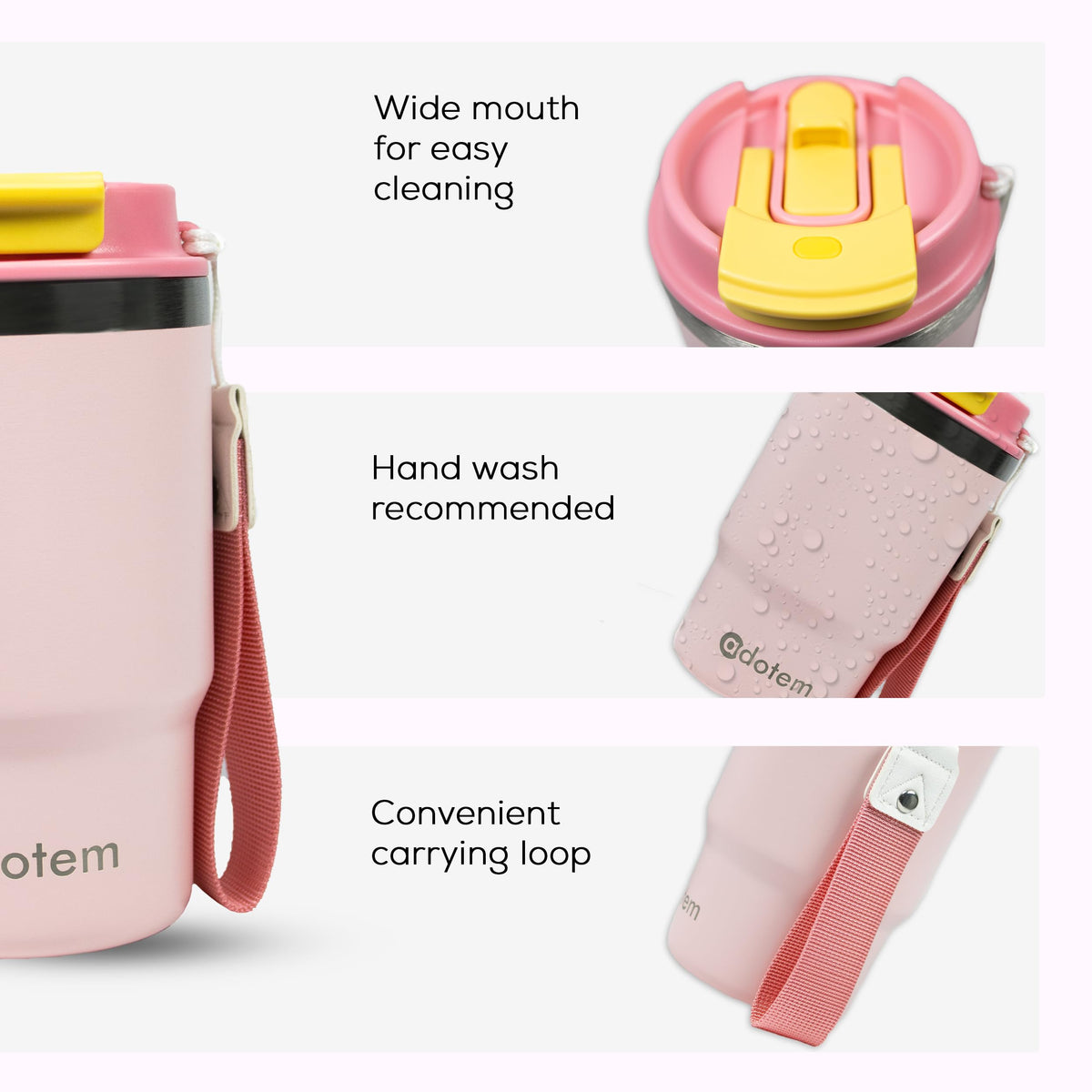 16oz Insulated Stainless Steel Tumbler with Straw & Lid G605972