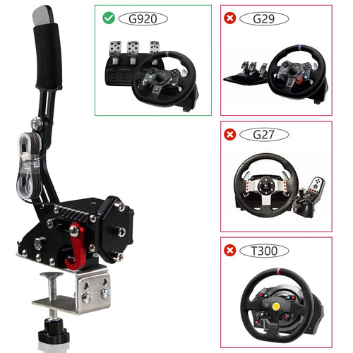 2-in-1 USB Handbrake with Hall Sensor and Clamp R71814