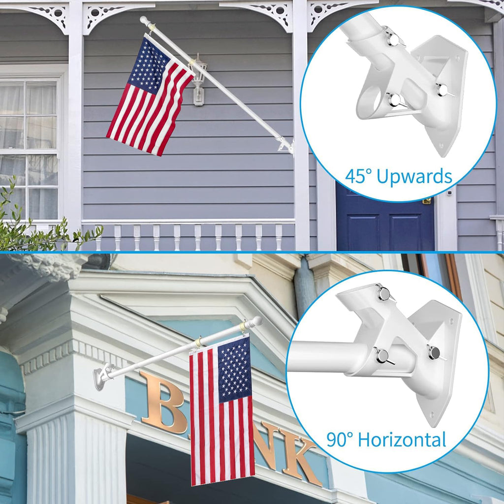 6 FT Stainless Steel Tangle Free Flag Pole Kit R668