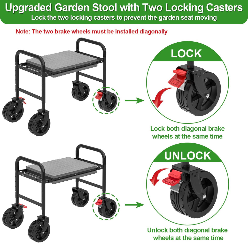 Rolling Garden Kneeler and Seat L964
