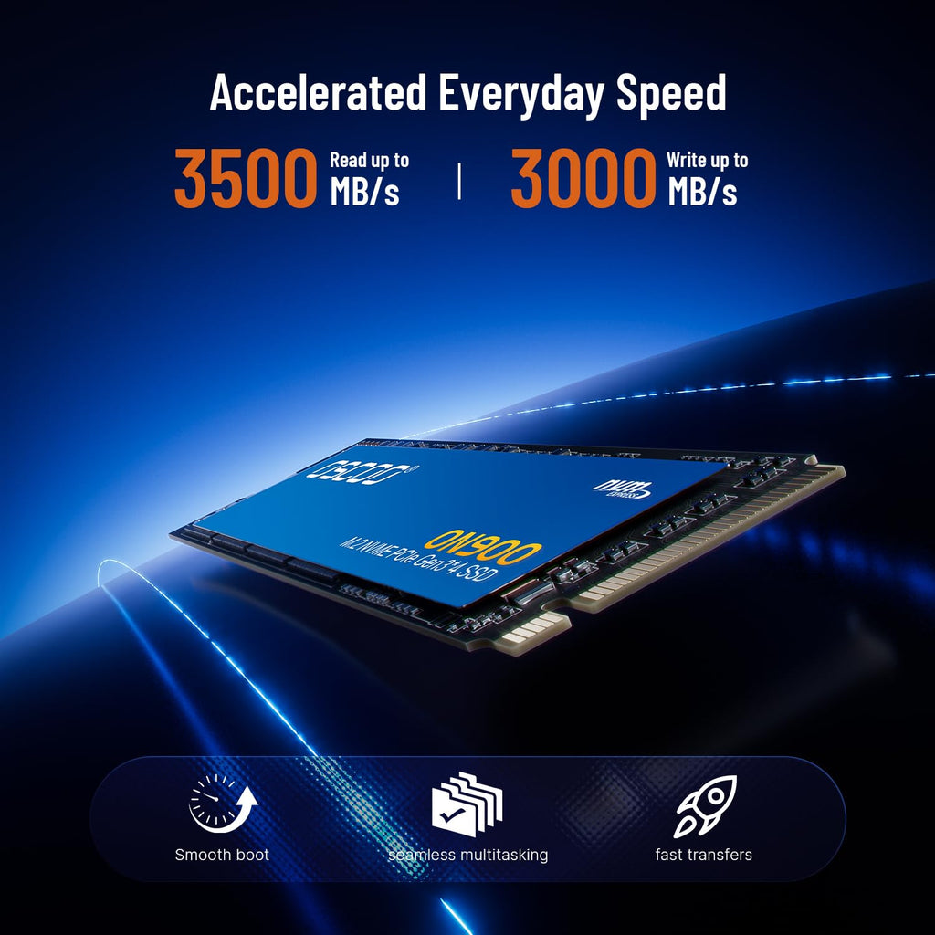 1TB PCIe Gen3.0x4 NVMe M.2 2280 SSD I4151