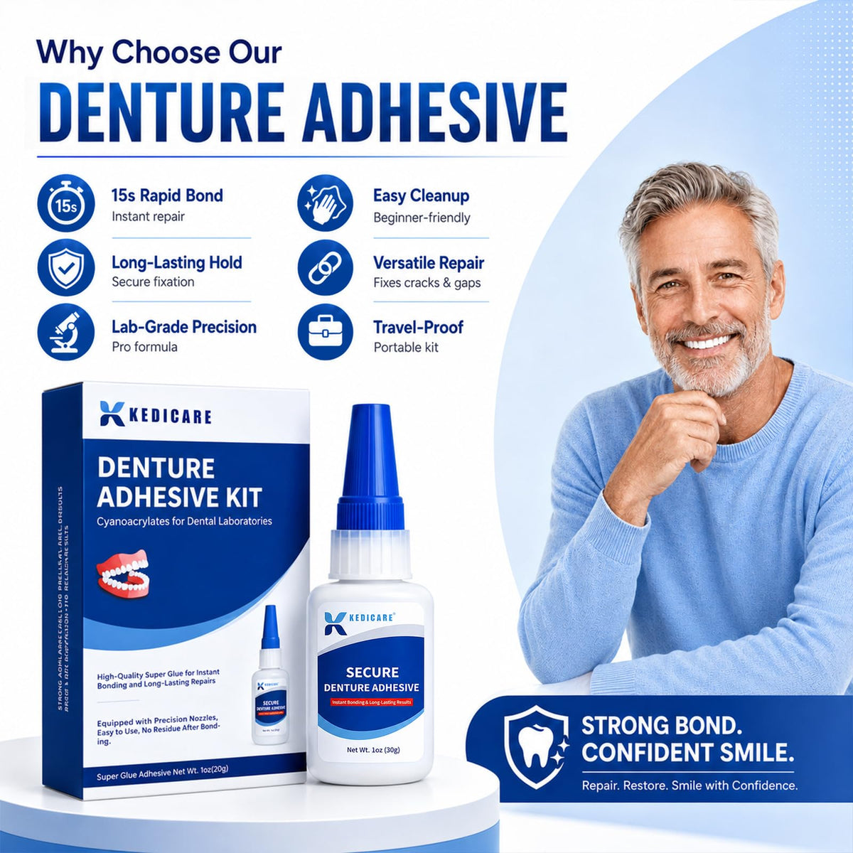 Denture Adhesive Kit 1oz N662