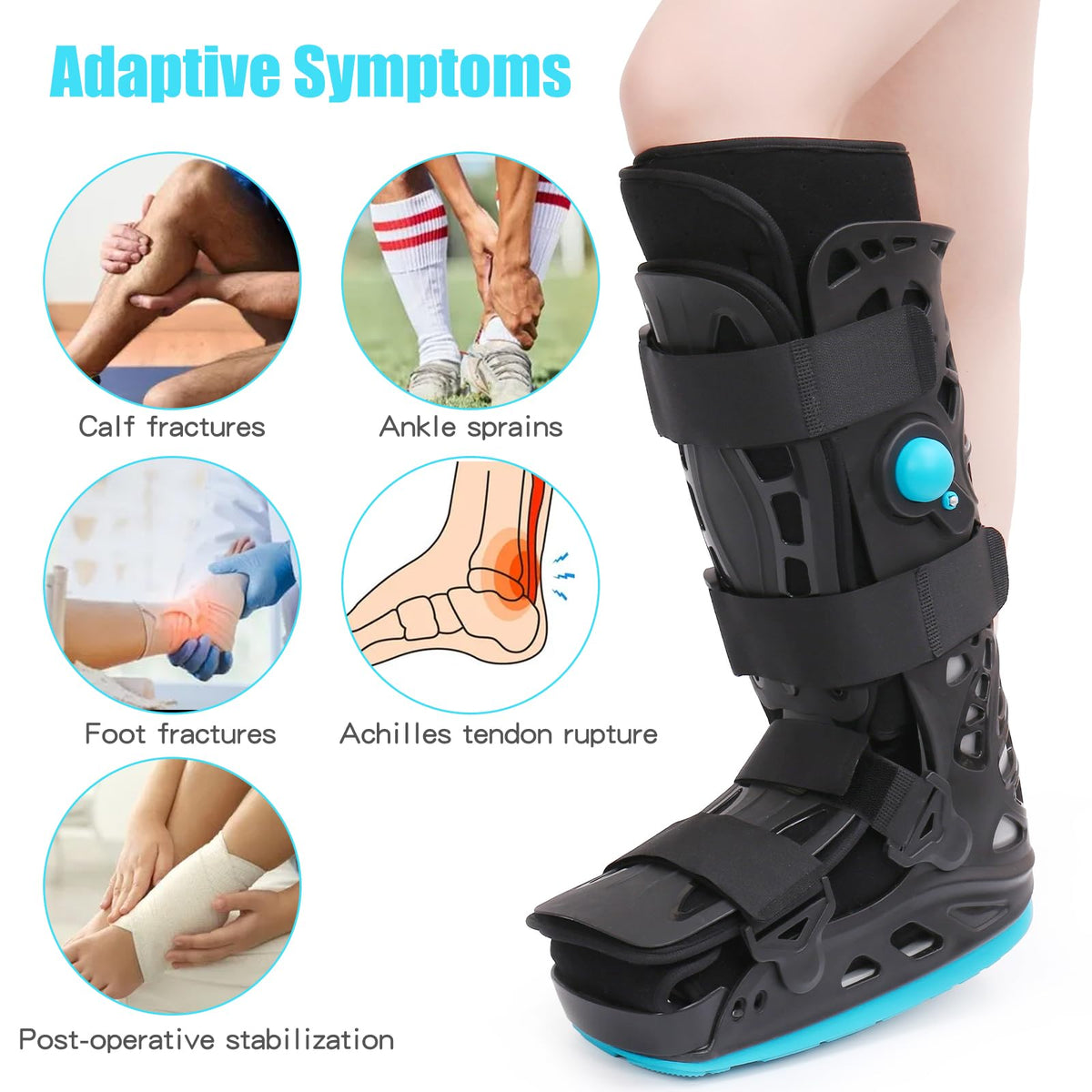 Inflatable Walking Boot Orthopaedic Boot (M) V1865