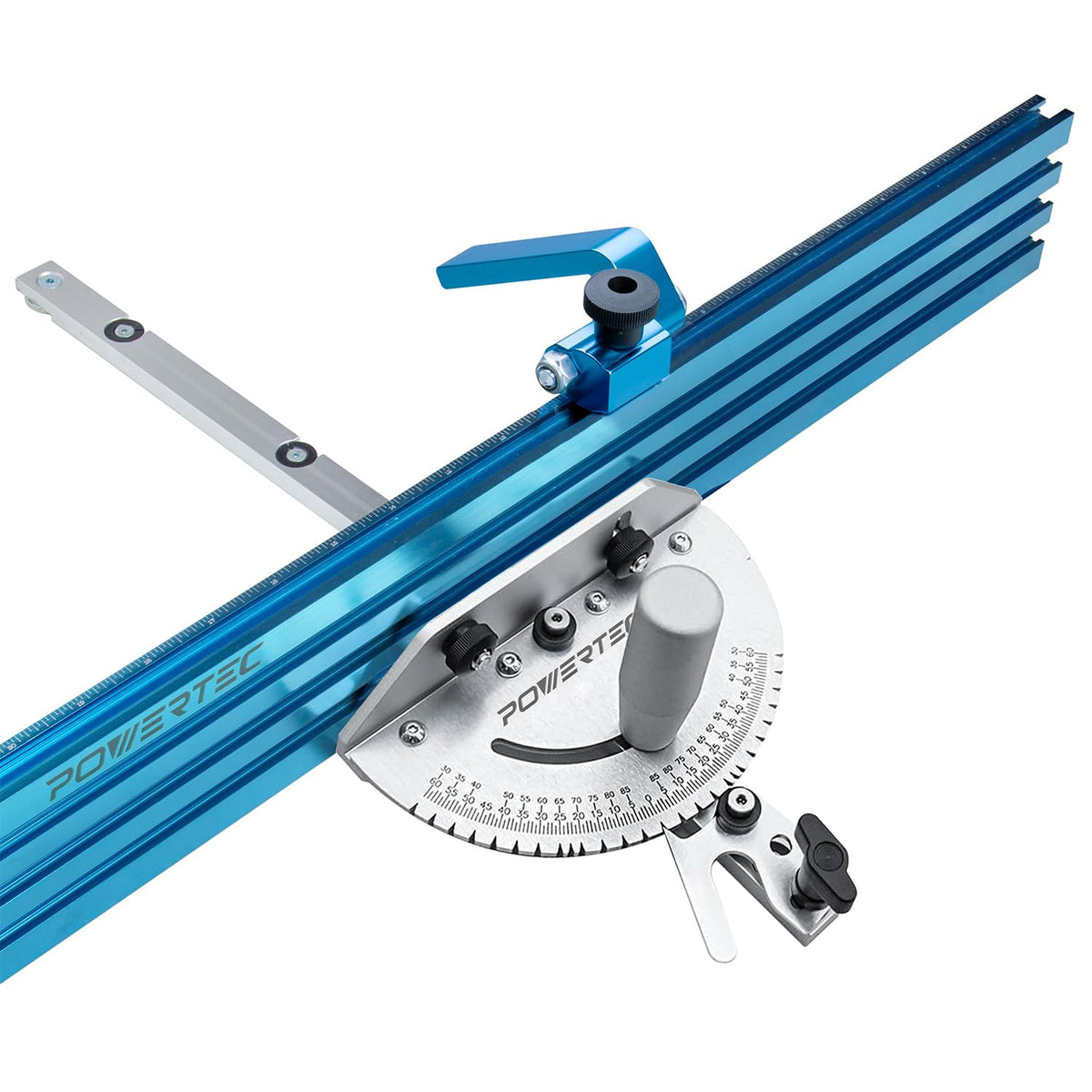 Table Saw Precision Miter Gauge System with 27 Angle Stops and T-Slotted Miter Bar D59951