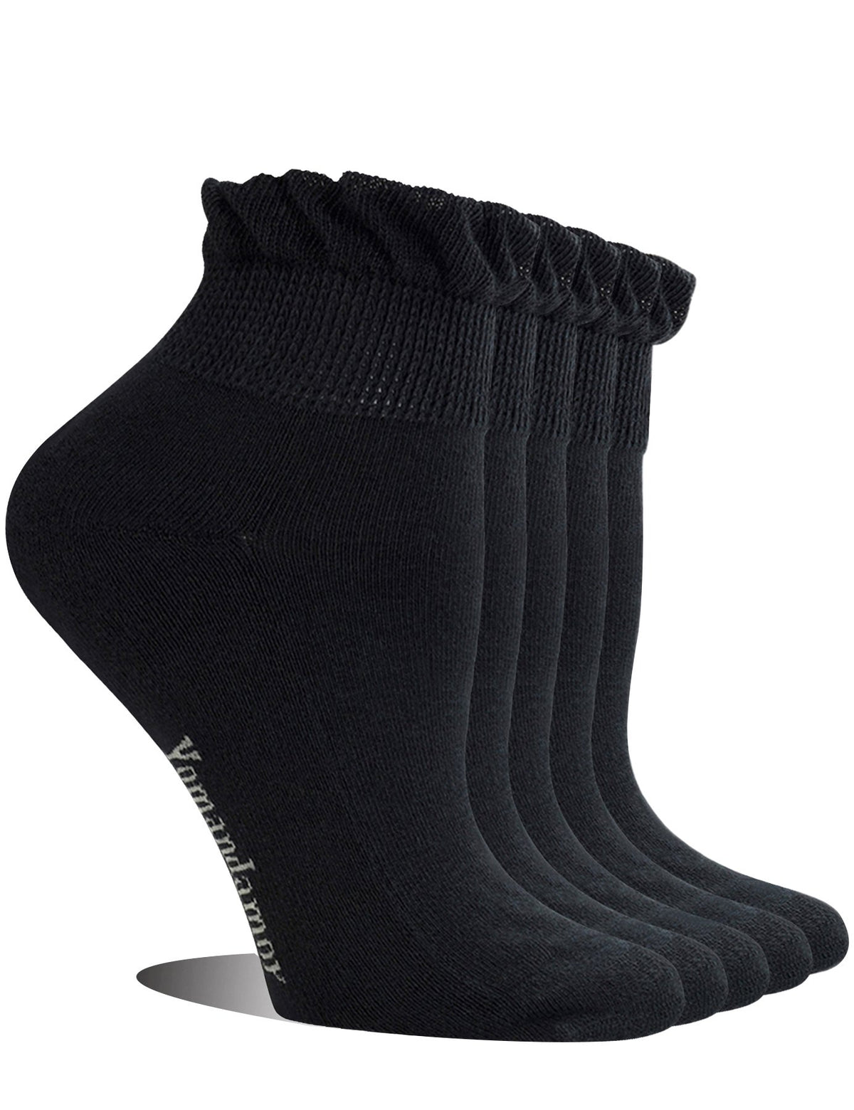5 Pairs Non-binding Seamless Toe Ankle Socks U921751
