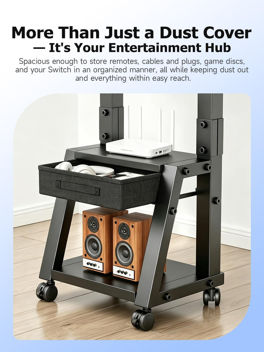 Mobile TV Cart with Storage Drawer for 32-75 inch TVs E229513