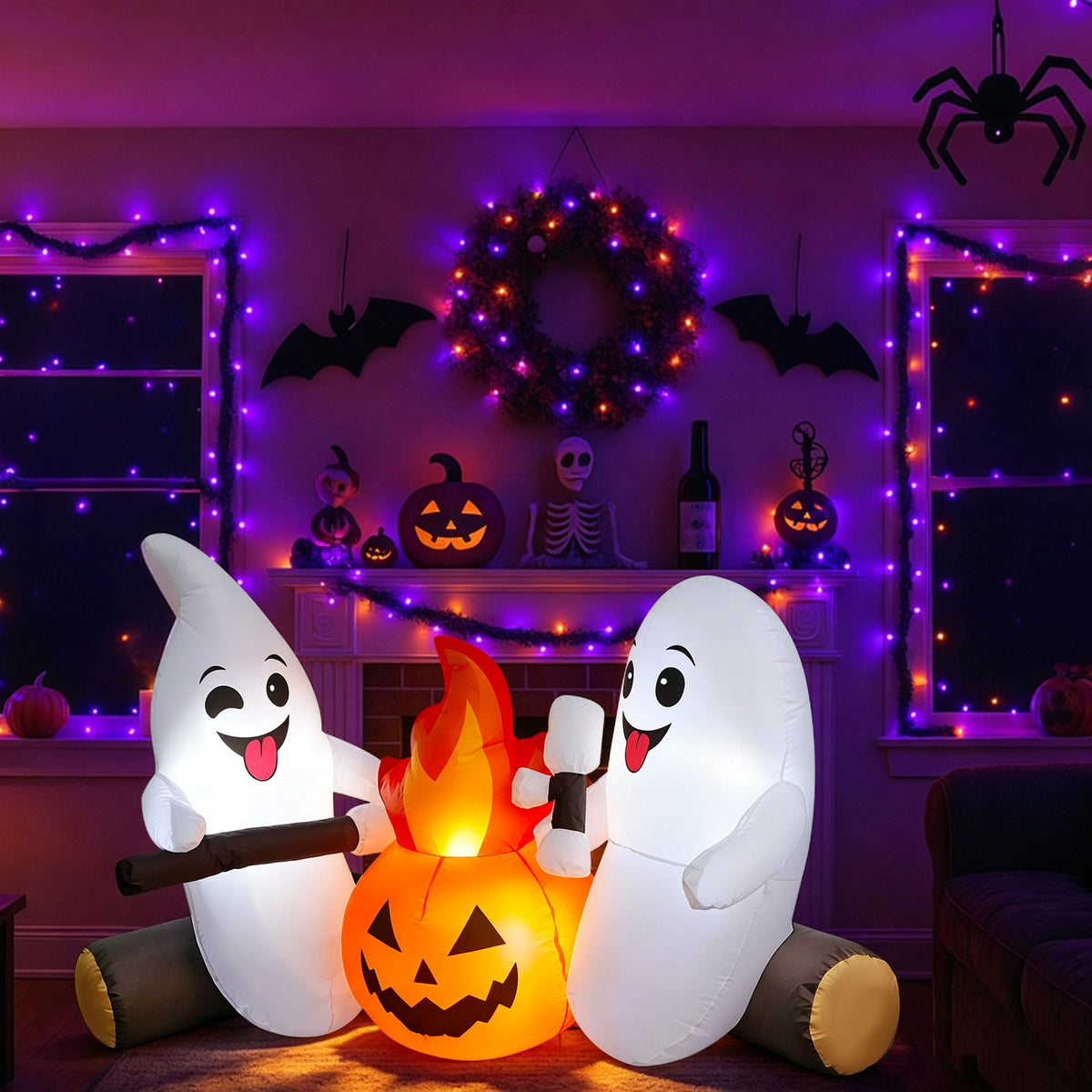 6FT Halloween Inflatable Ghost C9455