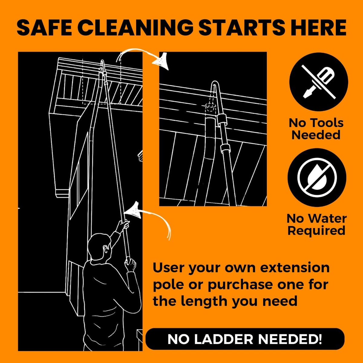 Gutter Cleaning Tool Attachment D60006