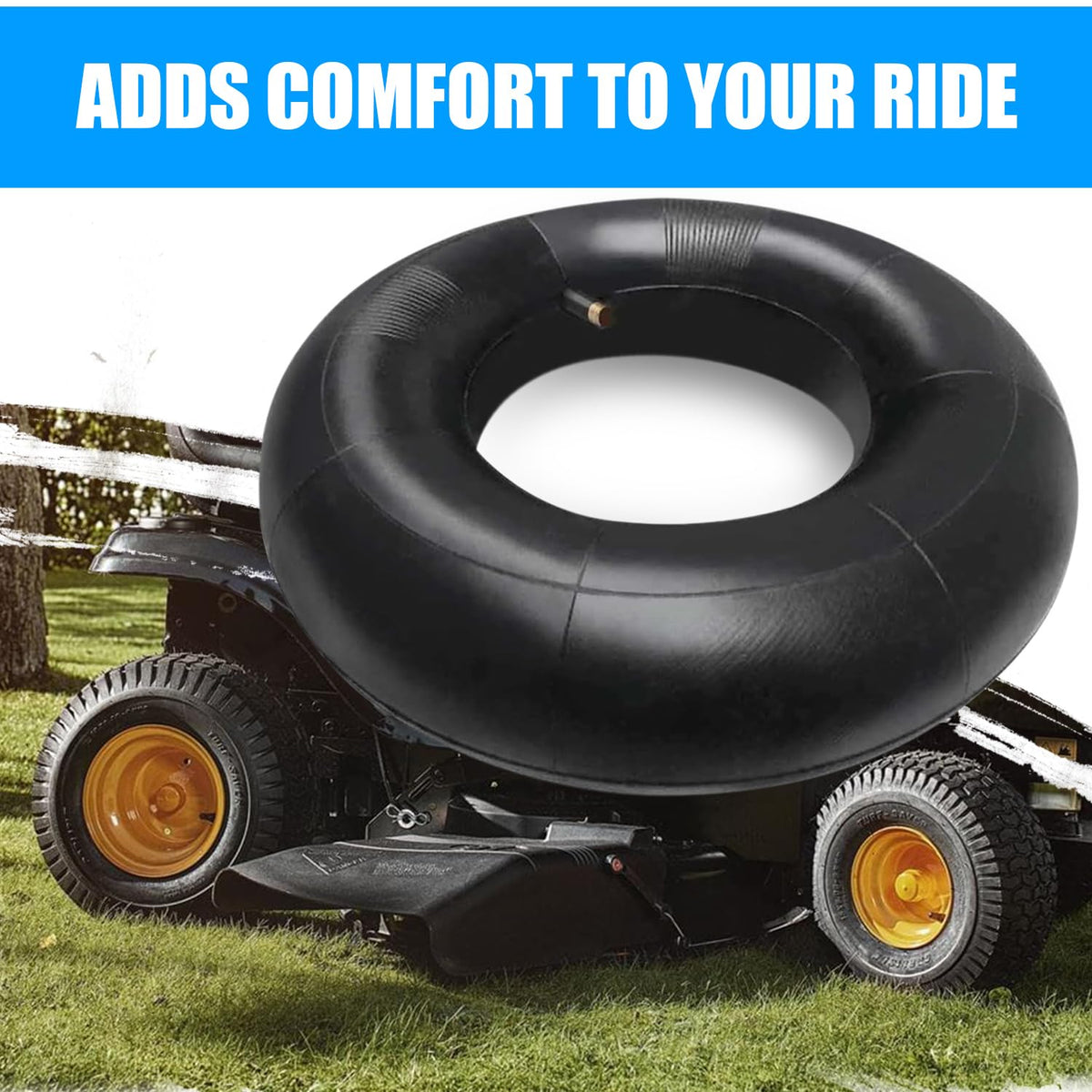 2 Pack 15x6.00-6" Inner Tire Tube with TR-13 Straight Valve Stem U205119