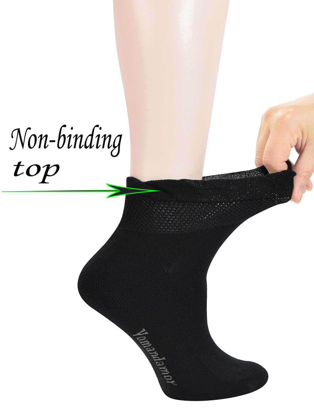 5 Pairs Non-binding Seamless Toe Ankle Socks U921751