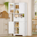 63.4"H Kitchen Pantry Cabinet with 4 Door Shelves Q506252