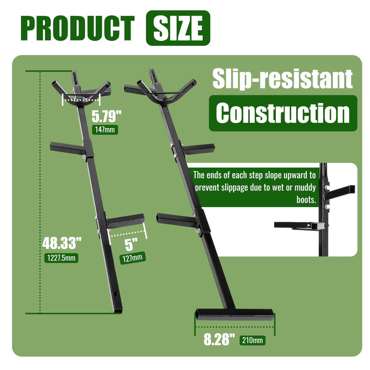 20 ft Climbing Stick Ladder B586422
