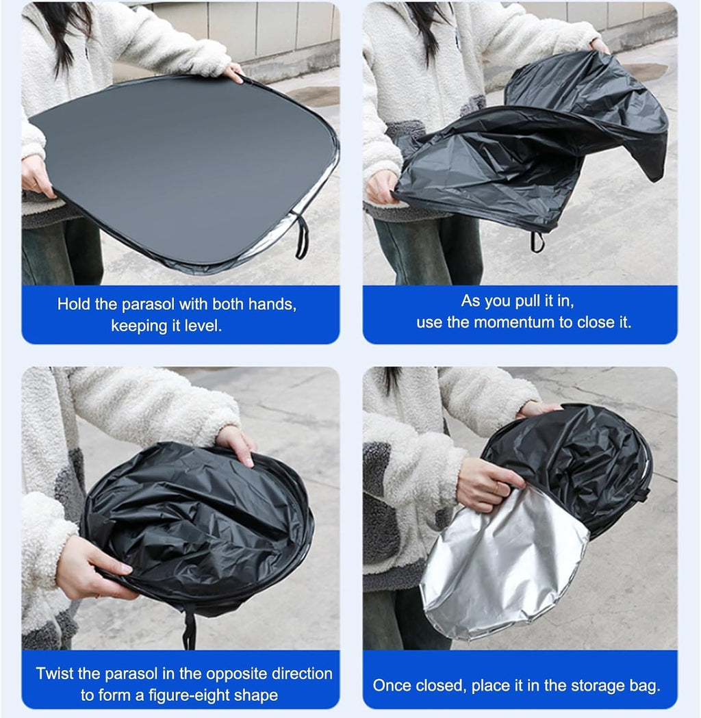 Car Windshield Sun Shade Graphene UV Protection Q95169