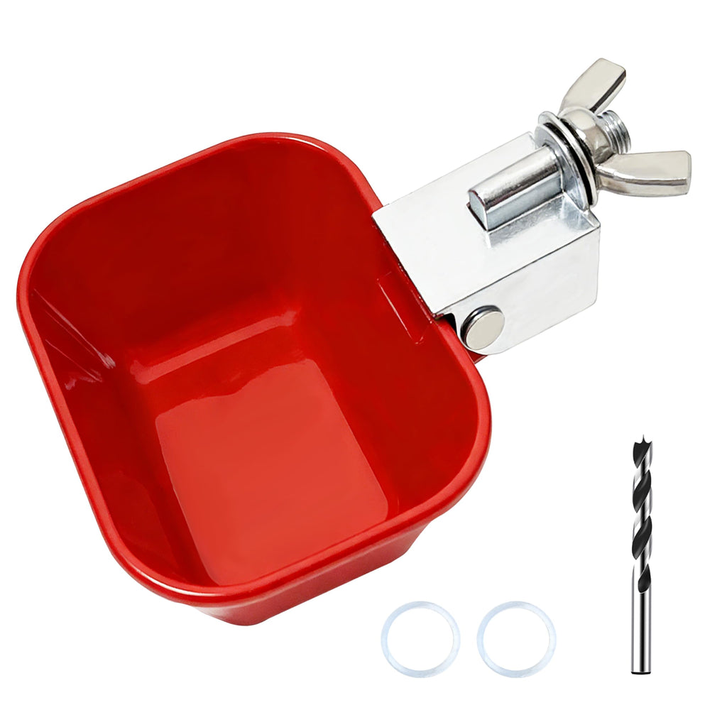 Aluminum Alloy Chicken Waterer Feeder J506985