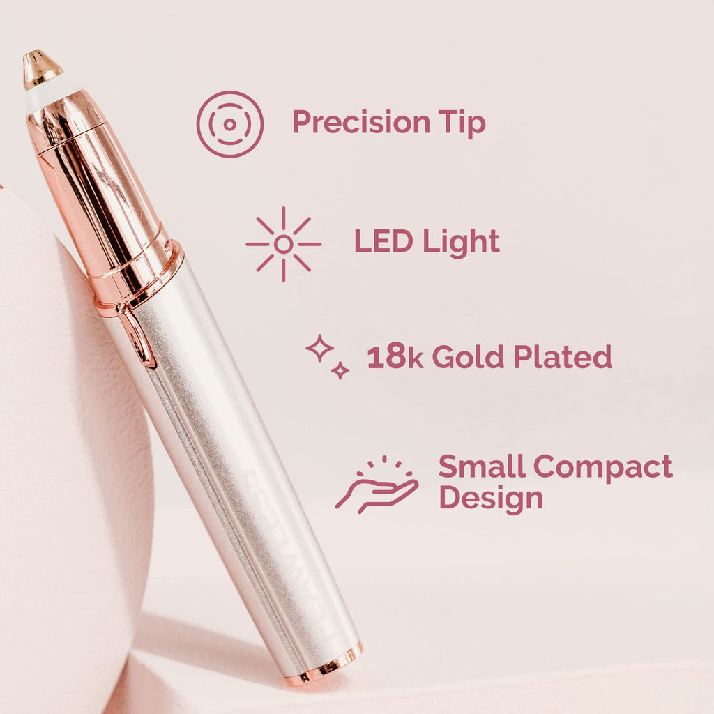 Electric Eyebrow Razor with LED Light S18886