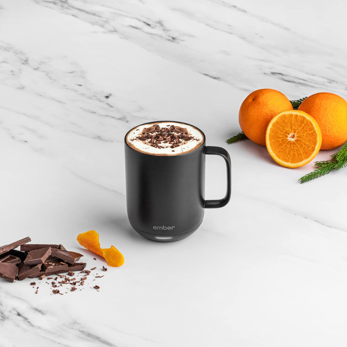 10 oz Temperature Control Smart Mug with Milk Frother N83139