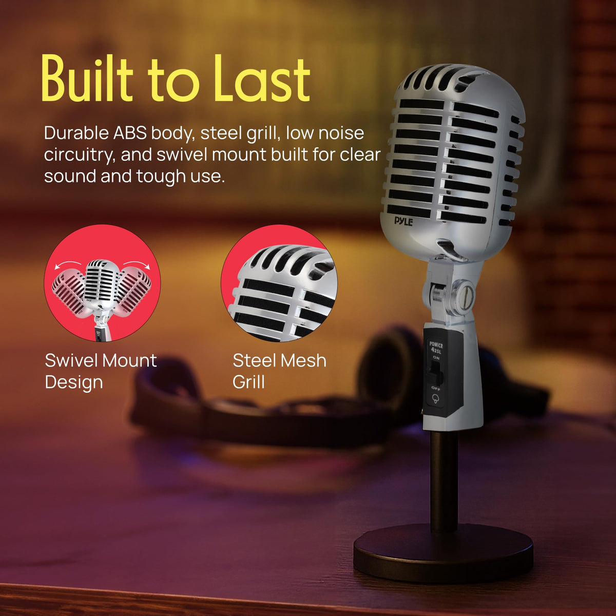 Classic Retro Dynamic Vocal Microphone U9109