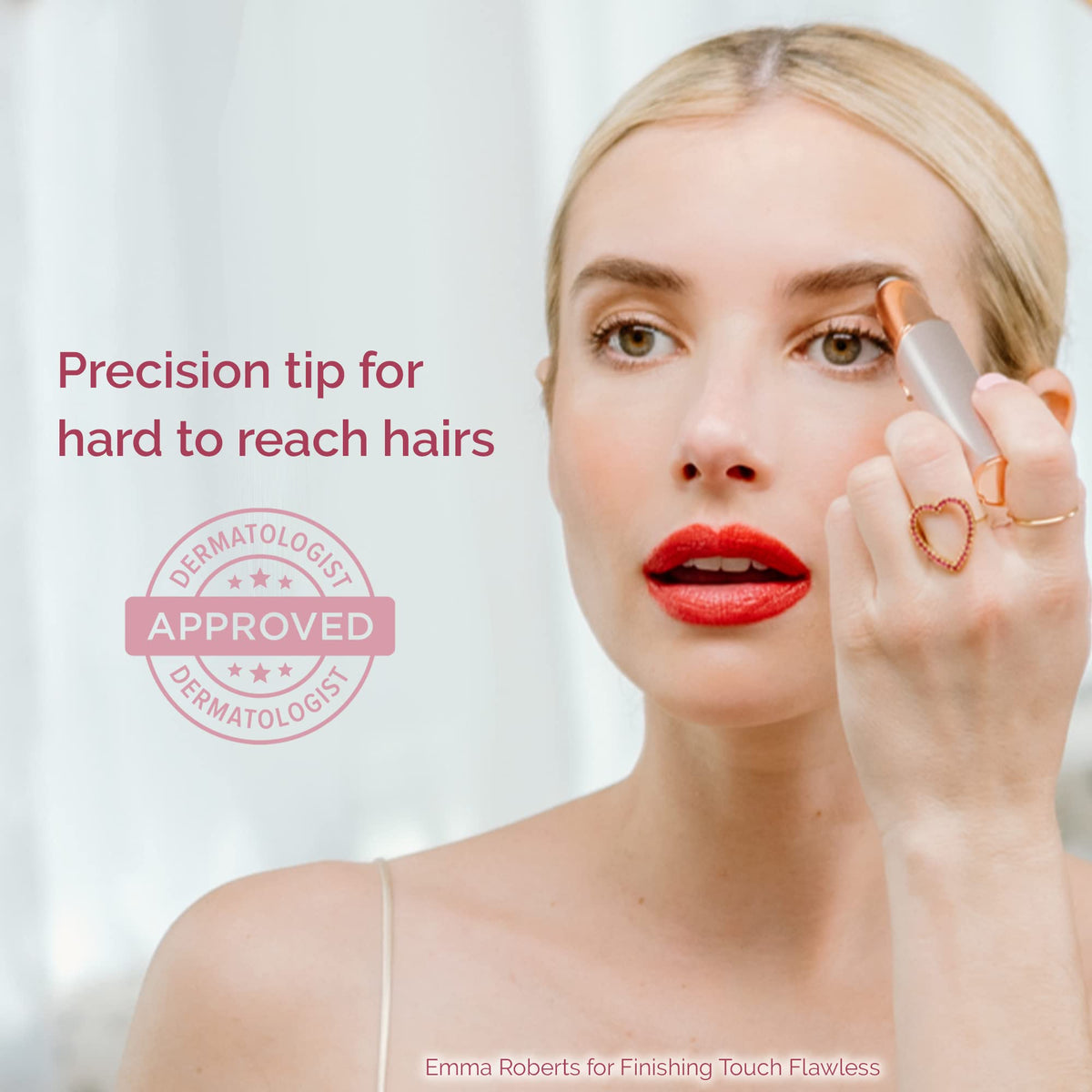 Electric Eyebrow Hair Remover Razor with LED Light O816812