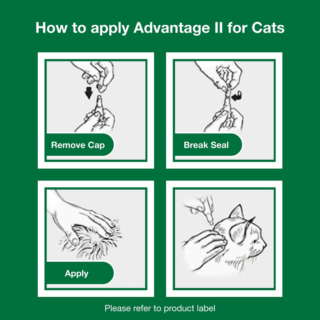 Advantage II Small Cat Topical Flea Treatment & Prevention, 2ct K9665