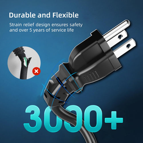 100 FT Waterproof Black 16 AWG Extension Cord F641