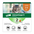 Advantage II Small Cat Topical Flea Treatment & Prevention, 2ct K9665