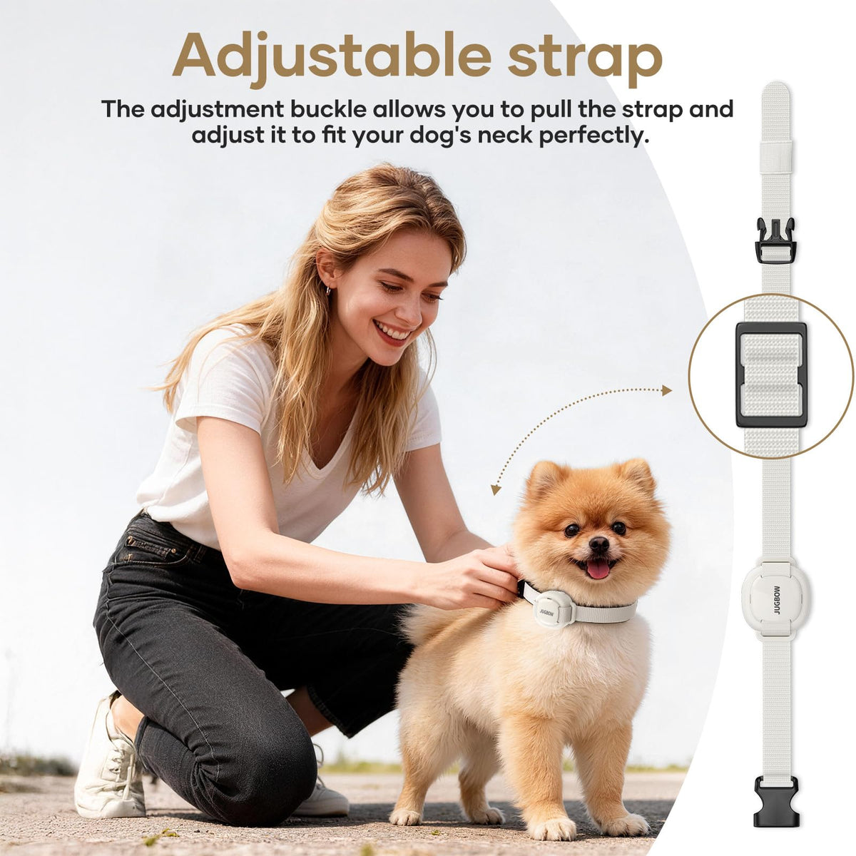 White 4200FT Range Dog Shock Collar W706