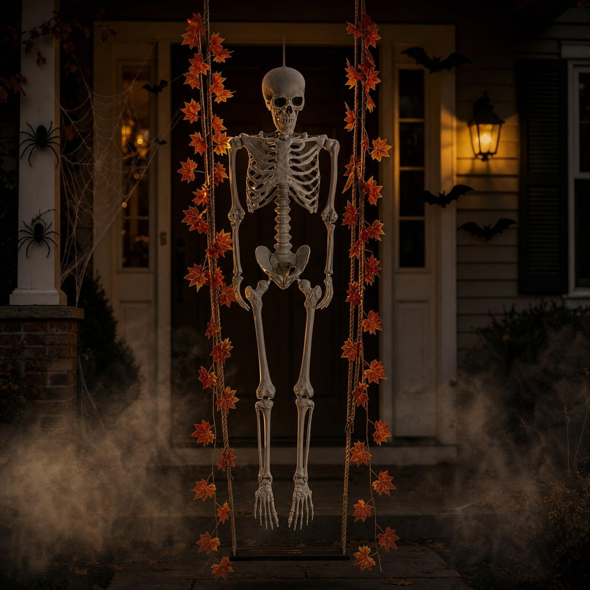 5.4FT Halloween Skeleton with Movable Joints Q3412