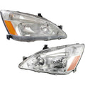 Headlight Left Right Clear Lens Q868