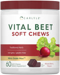 Beet Root Soft Chews 60 Count Mixed Berry Flavor W9280
