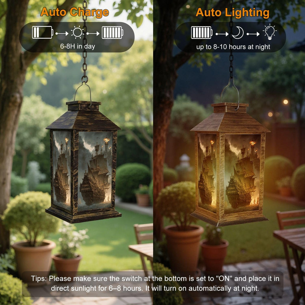 Waterproof Solar Powered Hanging Lantern V765999