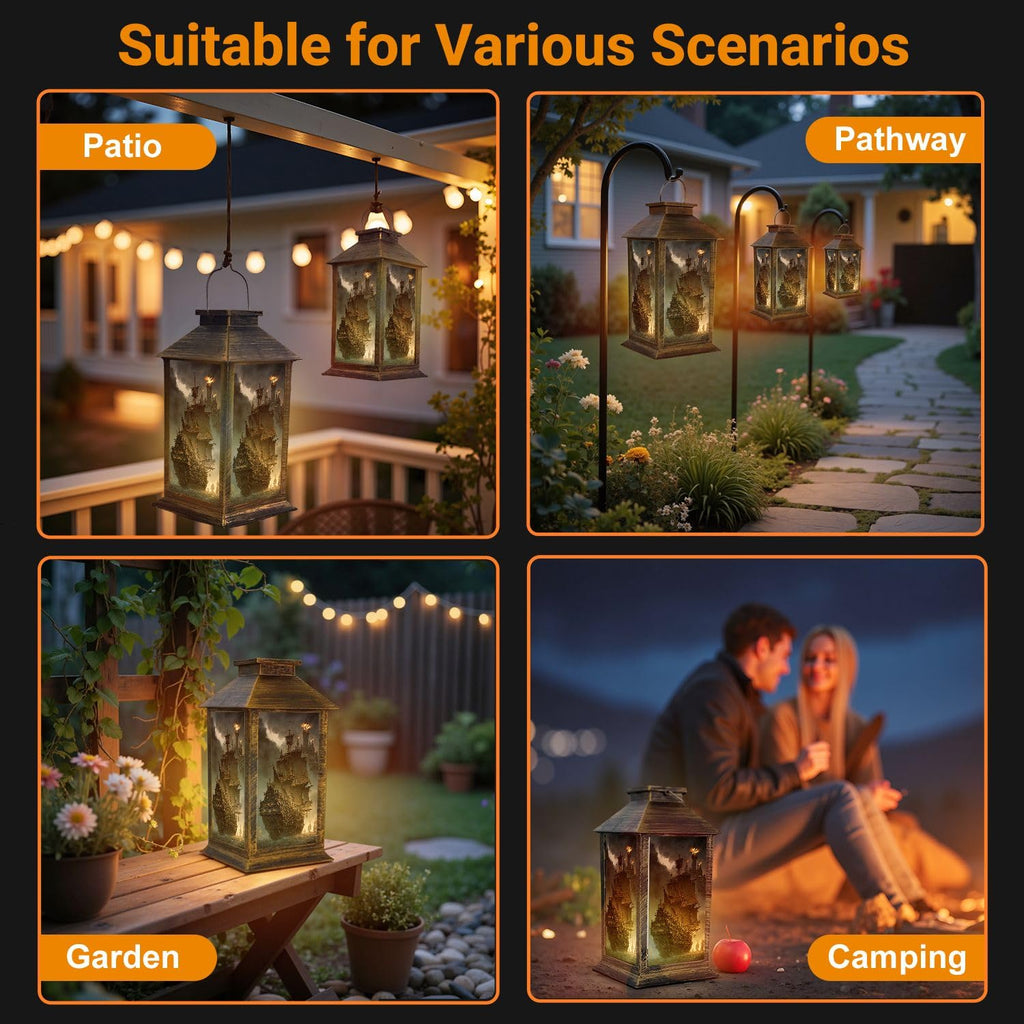 Waterproof Solar Powered Hanging Lantern V765999