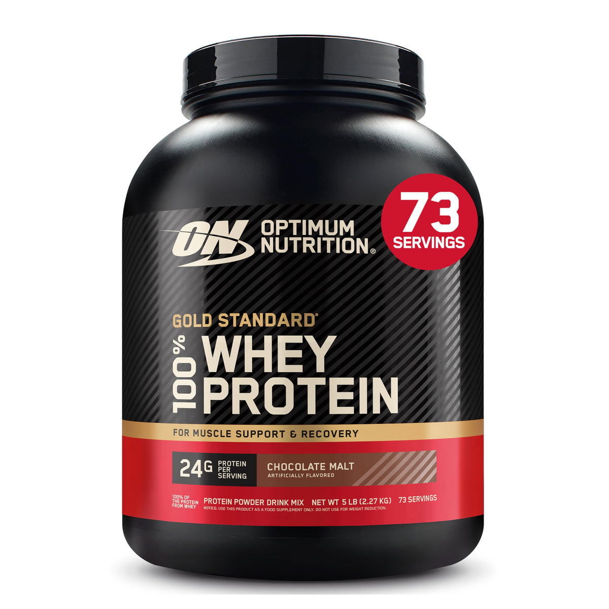 Whey Protein Powder Chocolate Malt 5 LB K249880