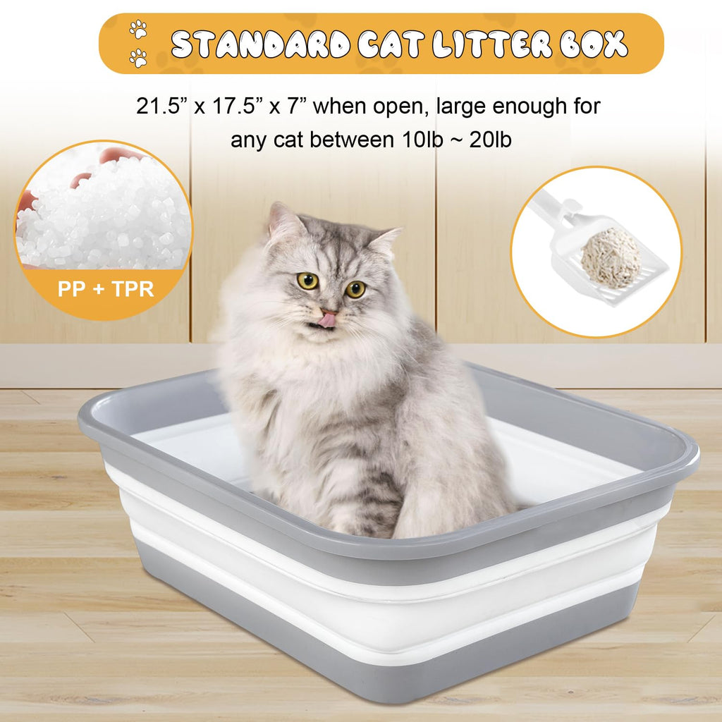Collapsible Open Cat Litter Box K79618