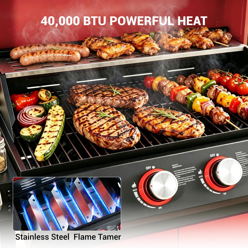 4-Burner Propane Gas Grill W179971