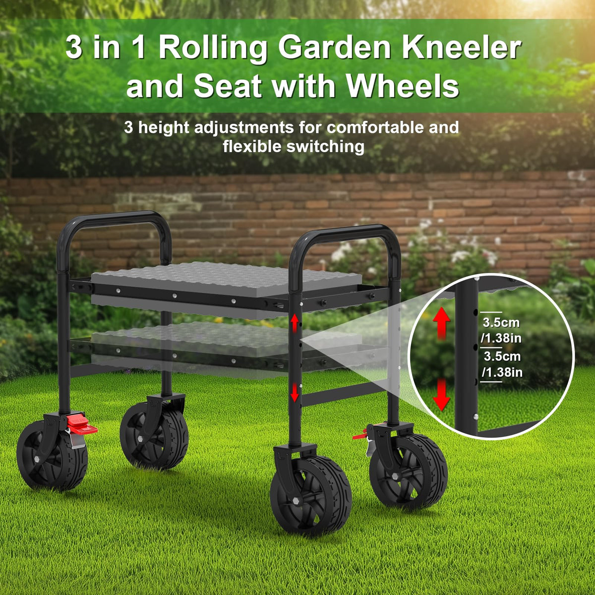 Rolling Garden Kneeler and Seat L964