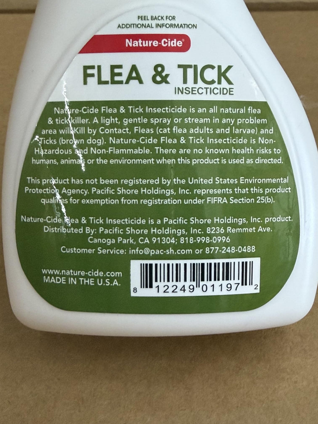 All Natural Flea and Tick Spray 8 oz U30204