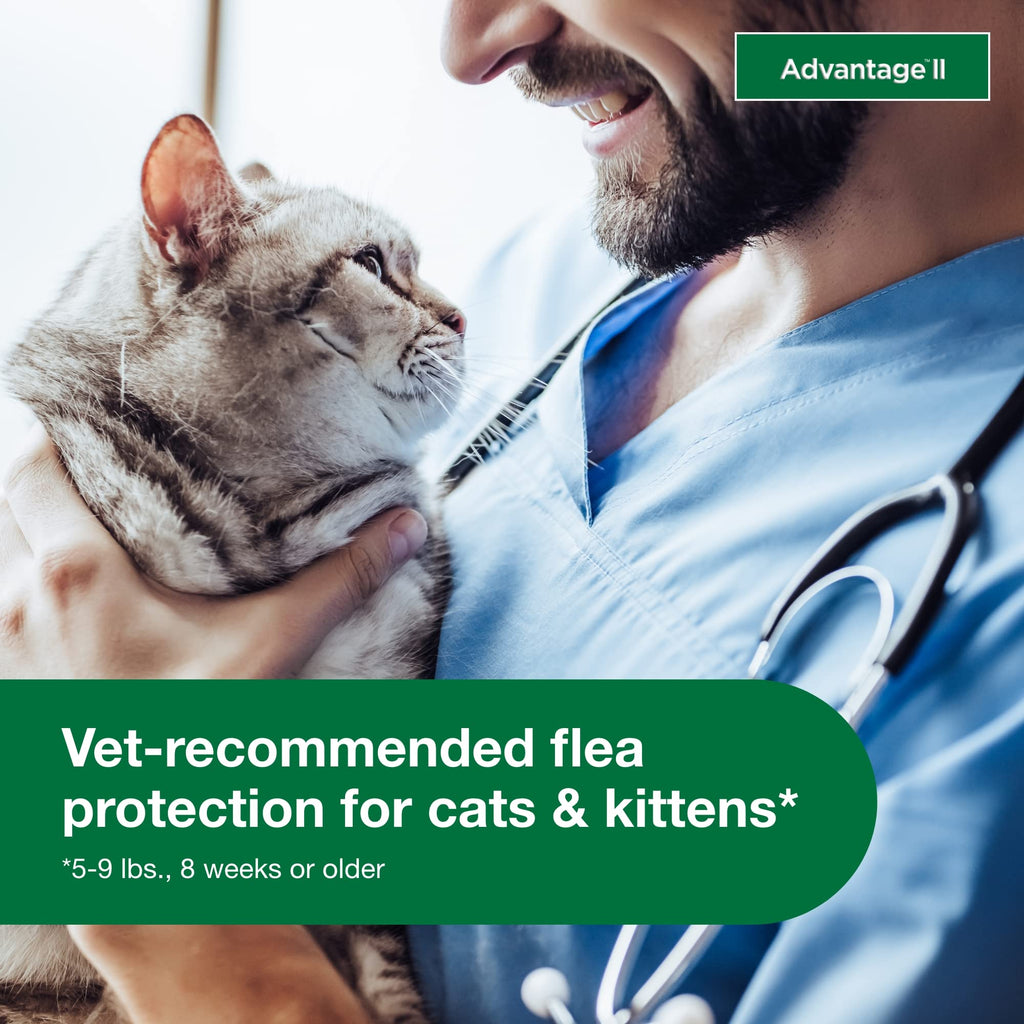 Advantage II Small Cat Topical Flea Treatment & Prevention, 2ct K9665