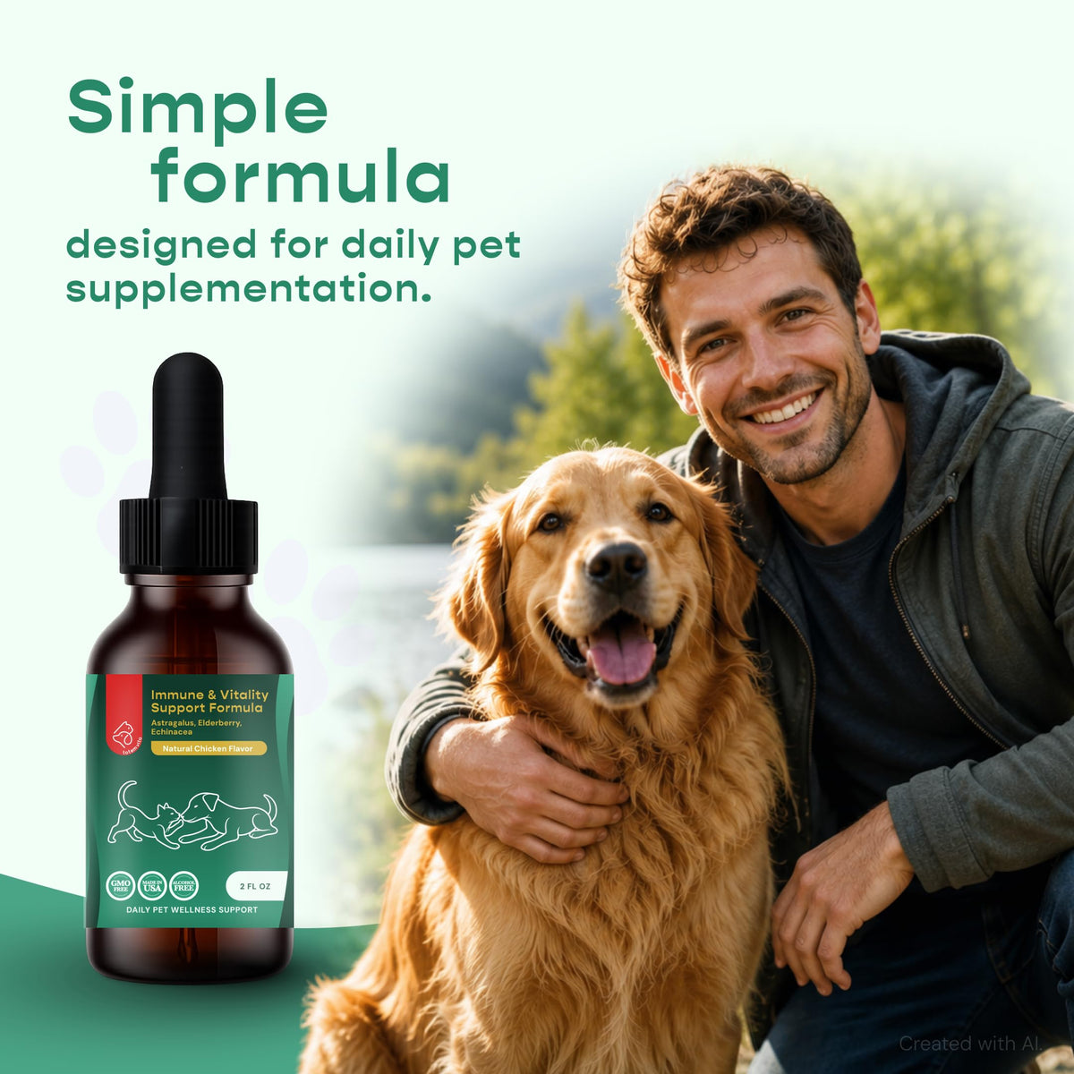Liquid Immune Support for Dogs & Cats 2 fl oz C56962