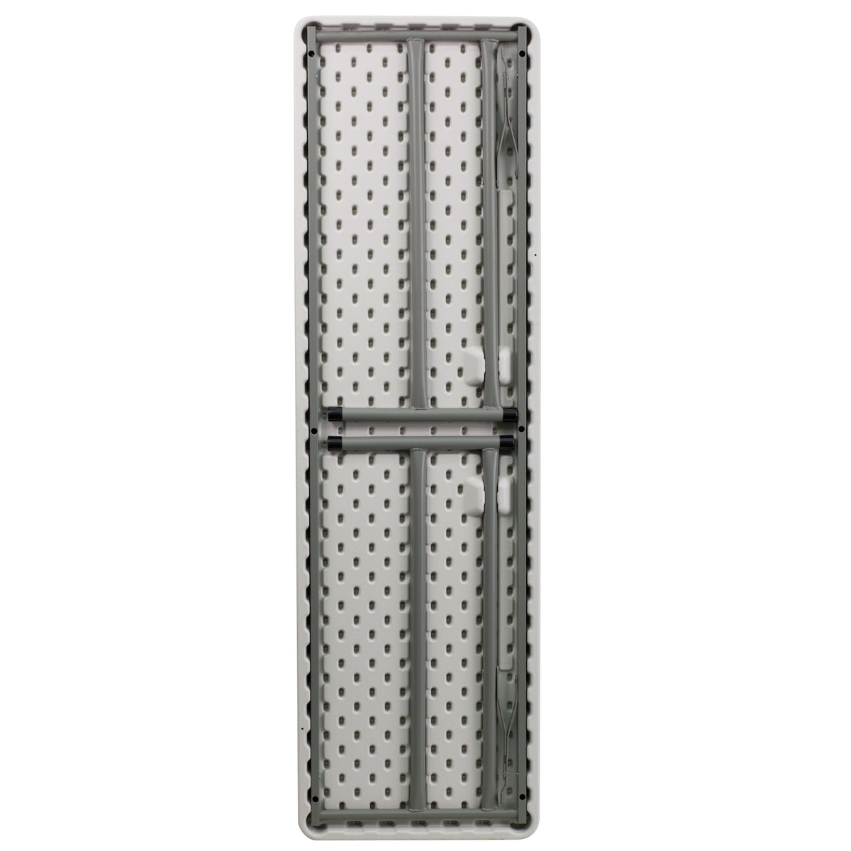 White Rectangular Plastic Folding Table G5913