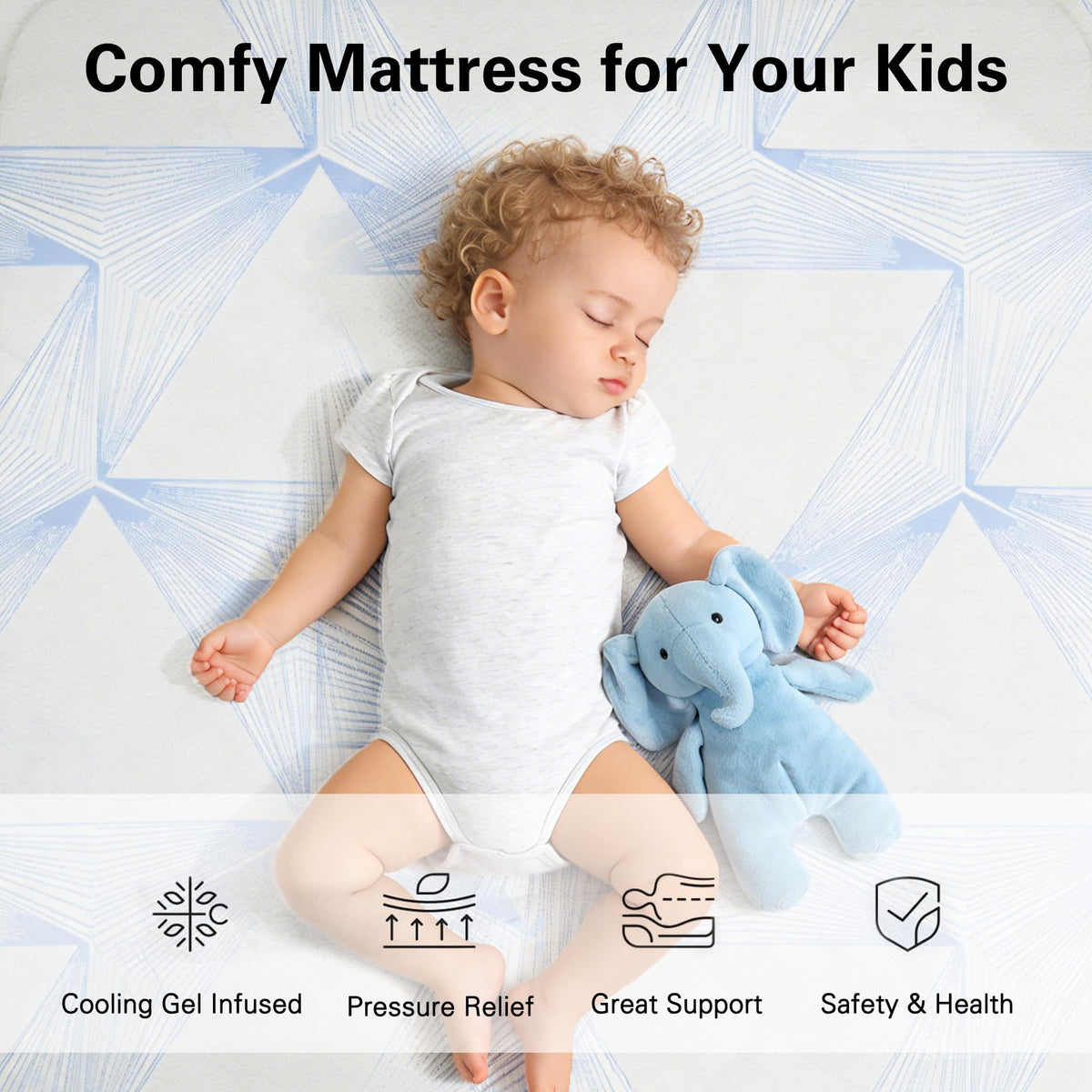6 Inch Twin Memory Foam Mattress U3057