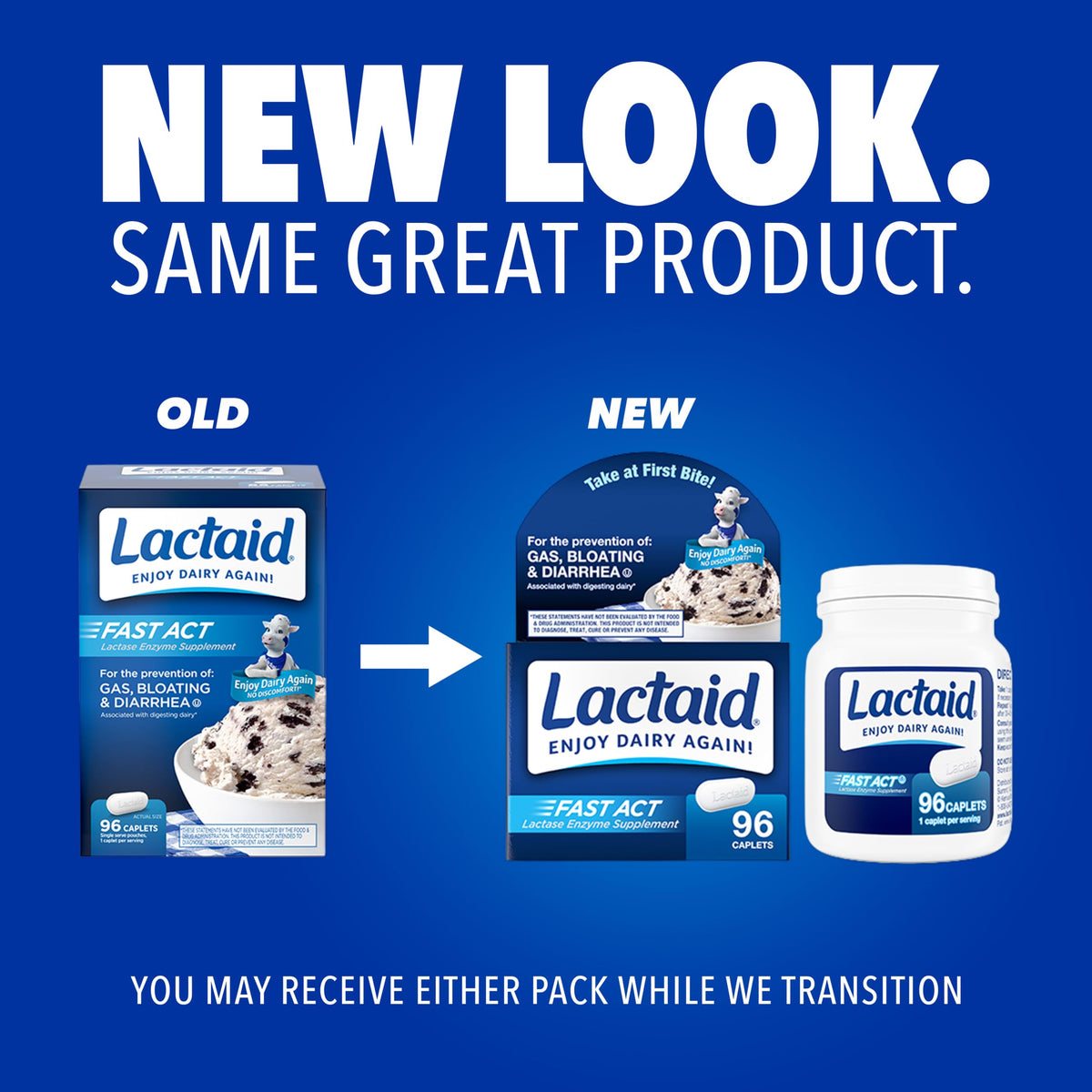 Lactase Enzyme Caplets 96 Ct V151245