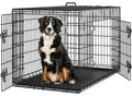 48 inch Collapsible Metal Dog Crate with Divider V618