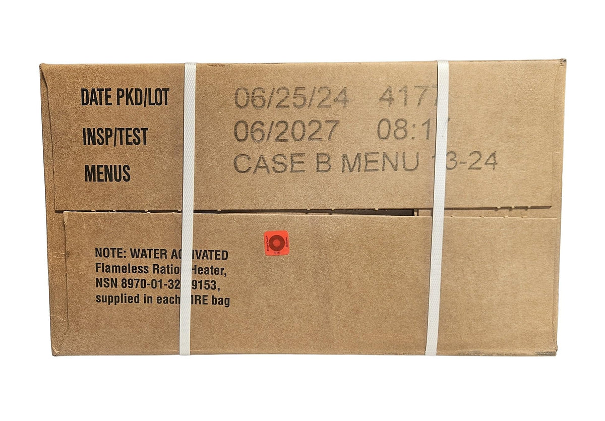Case of 12 MREs Ready to Eat Meal 12 Packs X981676