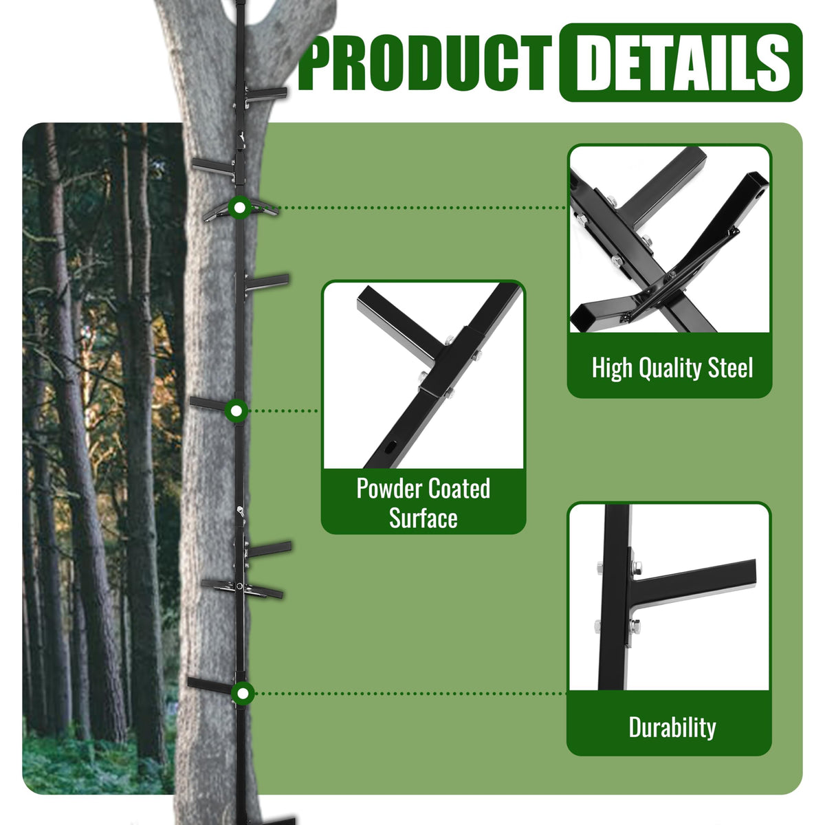 20 ft Climbing Stick Ladder B586422