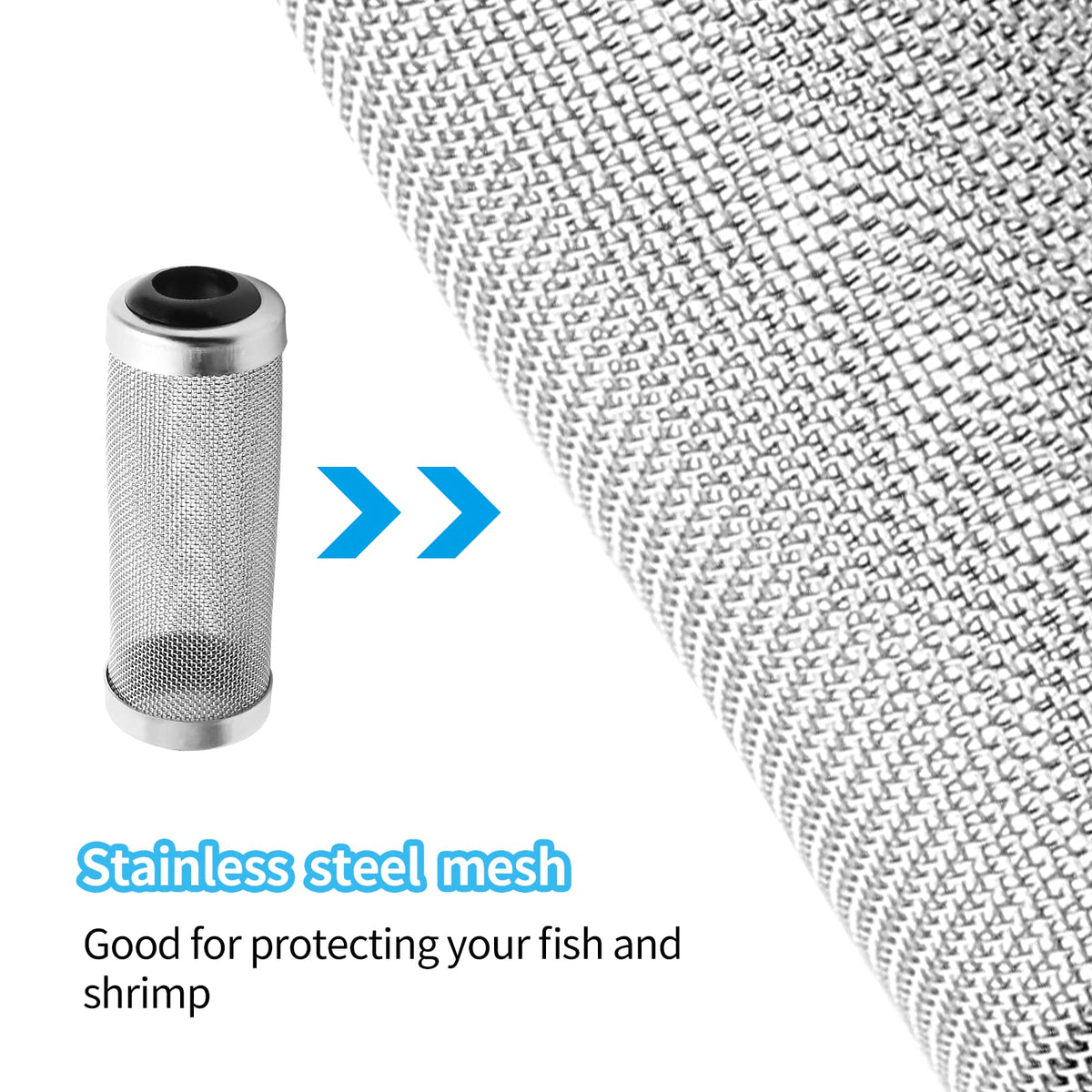Stainless Steel Aquarium Filter Intake Cover 12mm E889
