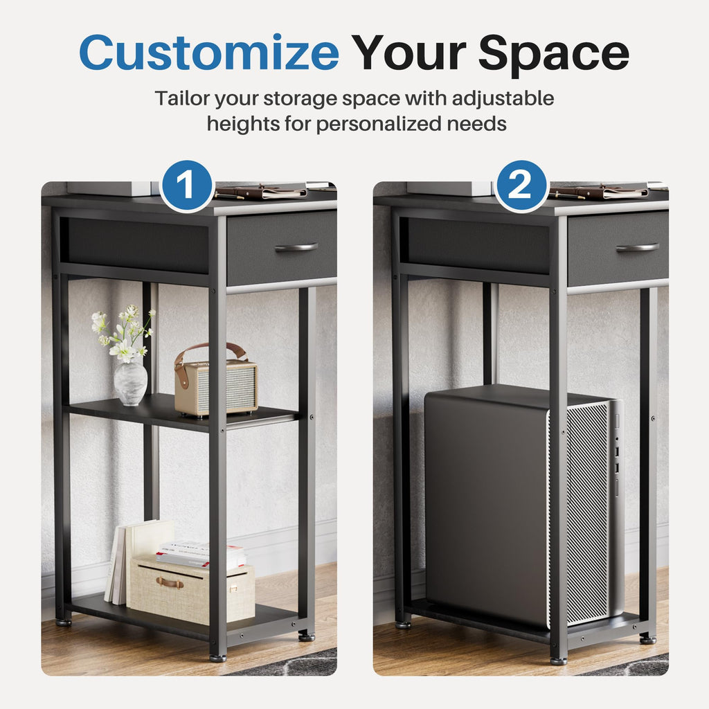 48 Inch Desk with Fabric Drawers D914592